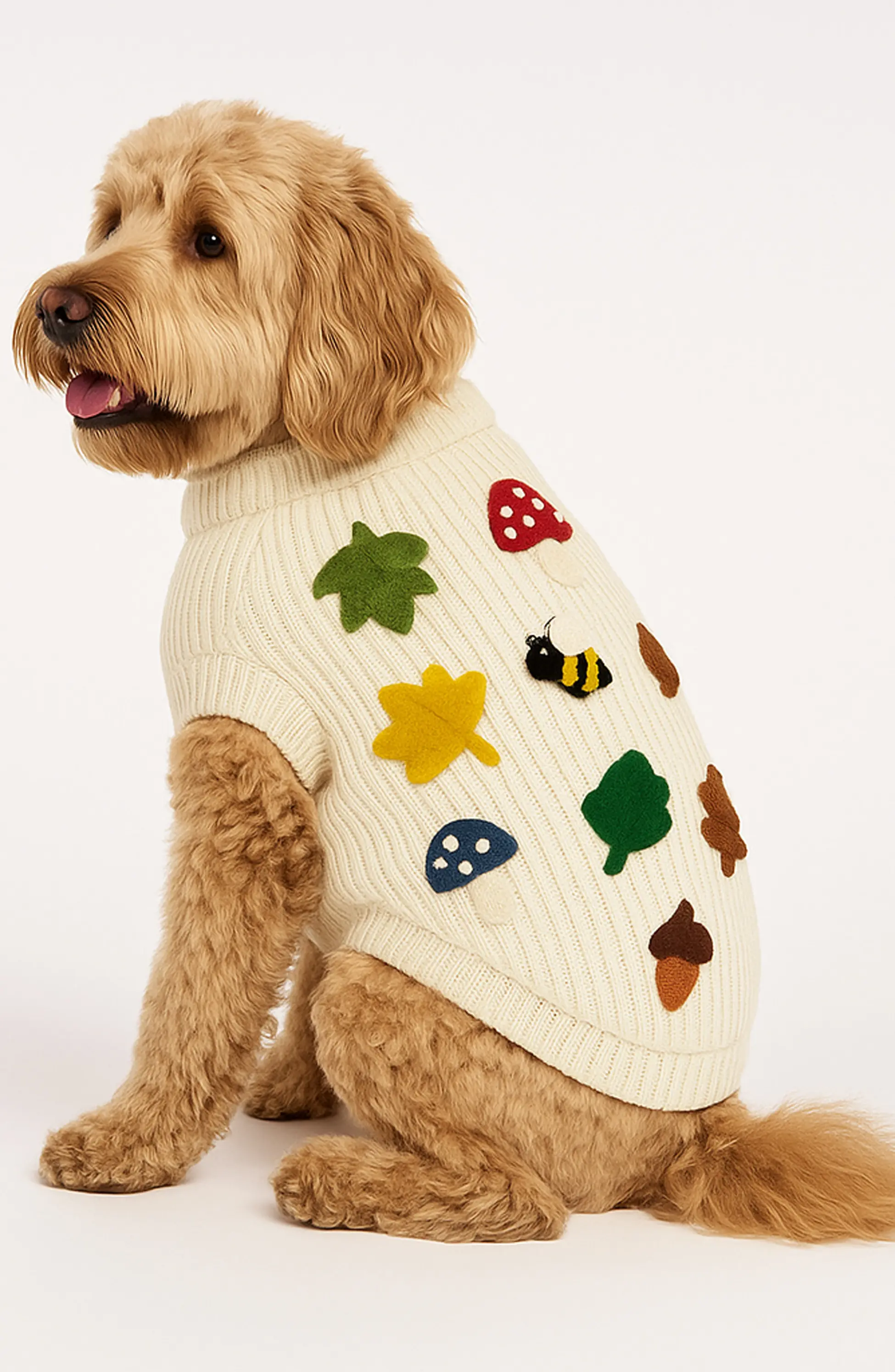 Fall Leaves Dog Sweater