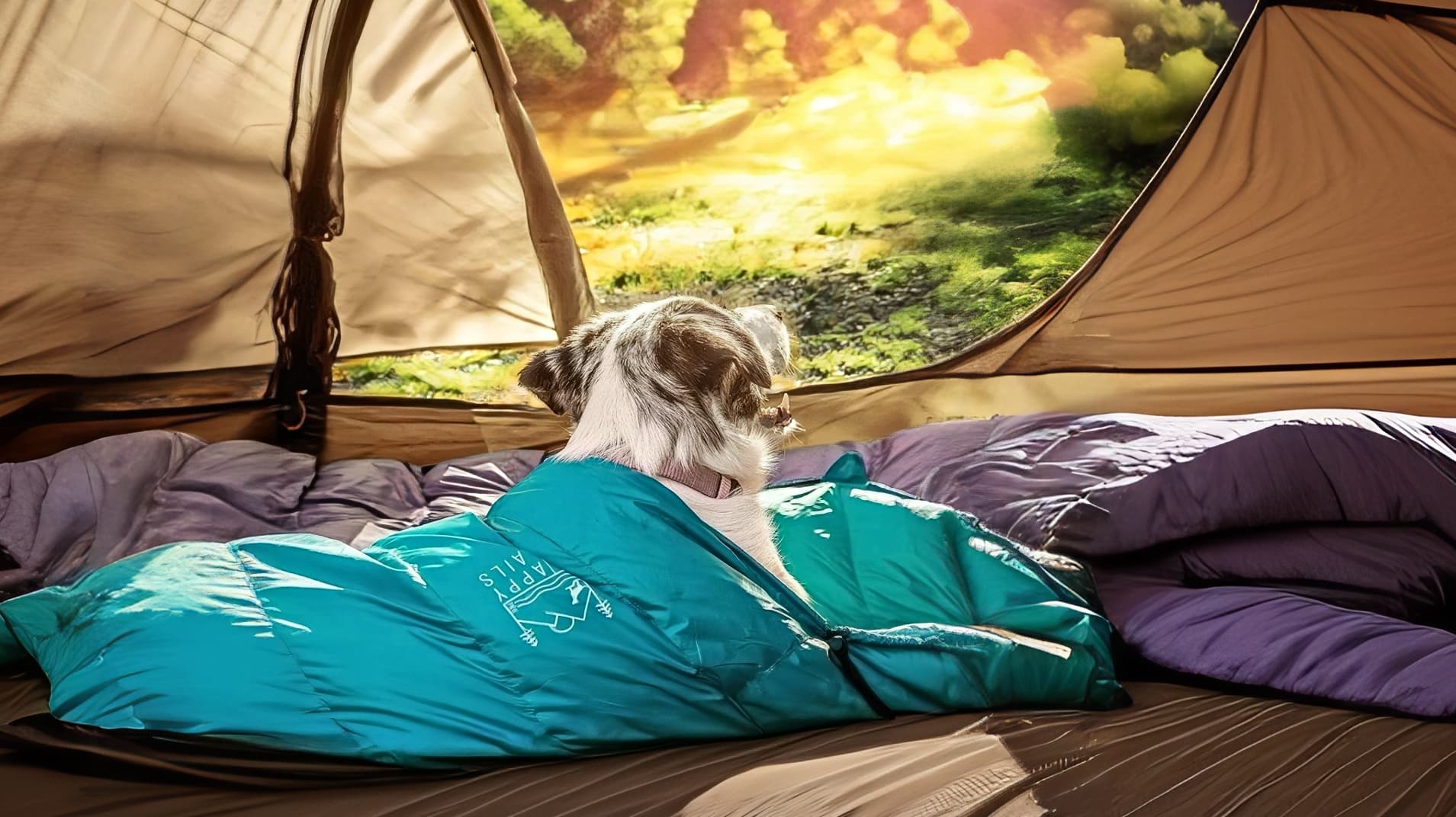 Your Dog Deserves a Sleeping Bag Too: The Ultralight Dog Camping Sleeping Bag That Packs Into Their Own Pack