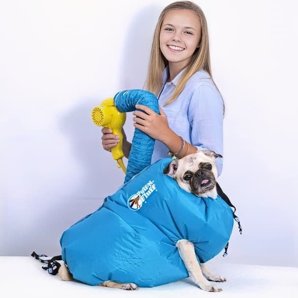 Puff-N-Fluff Dog Dryer Coat